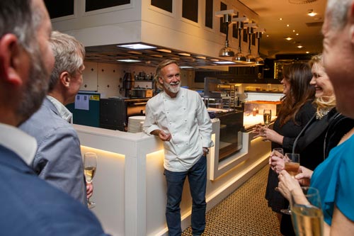 A photograph of Chef Marcus Wareing at Signature Food Festival