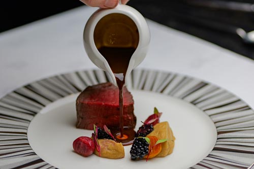 A Chef Michel Roux jr dish at Signature Food Festival